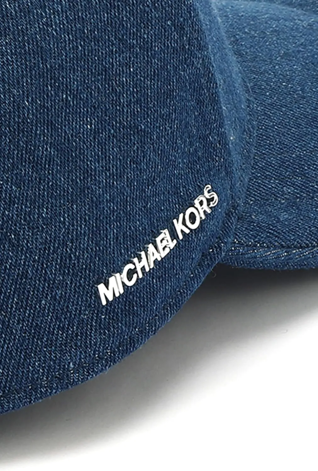 Michael Kors Women's Distressed Denim Baseball Cap, Stylish Hat & Fashion Accessory