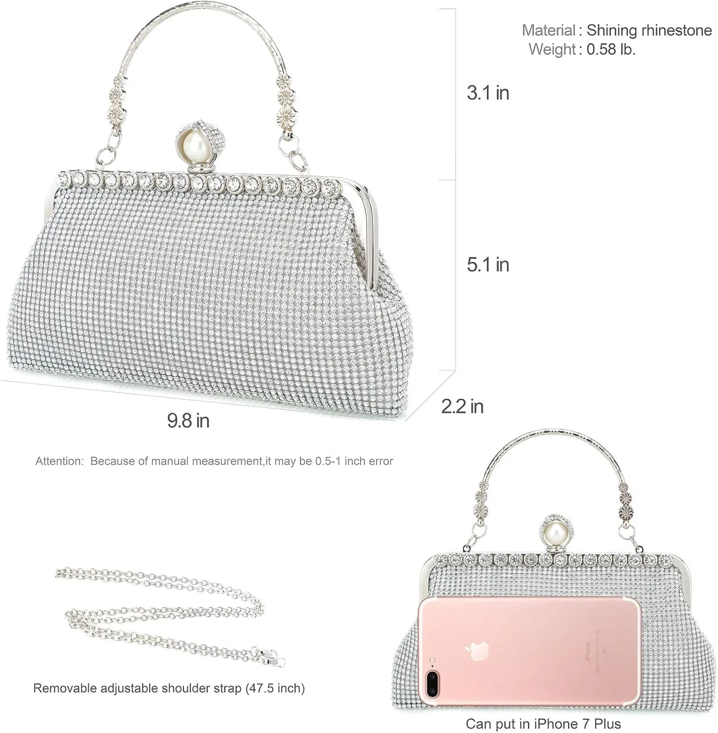 Mihawk Women's Clutch Purses and Bags - Evening Clutches and Handbags