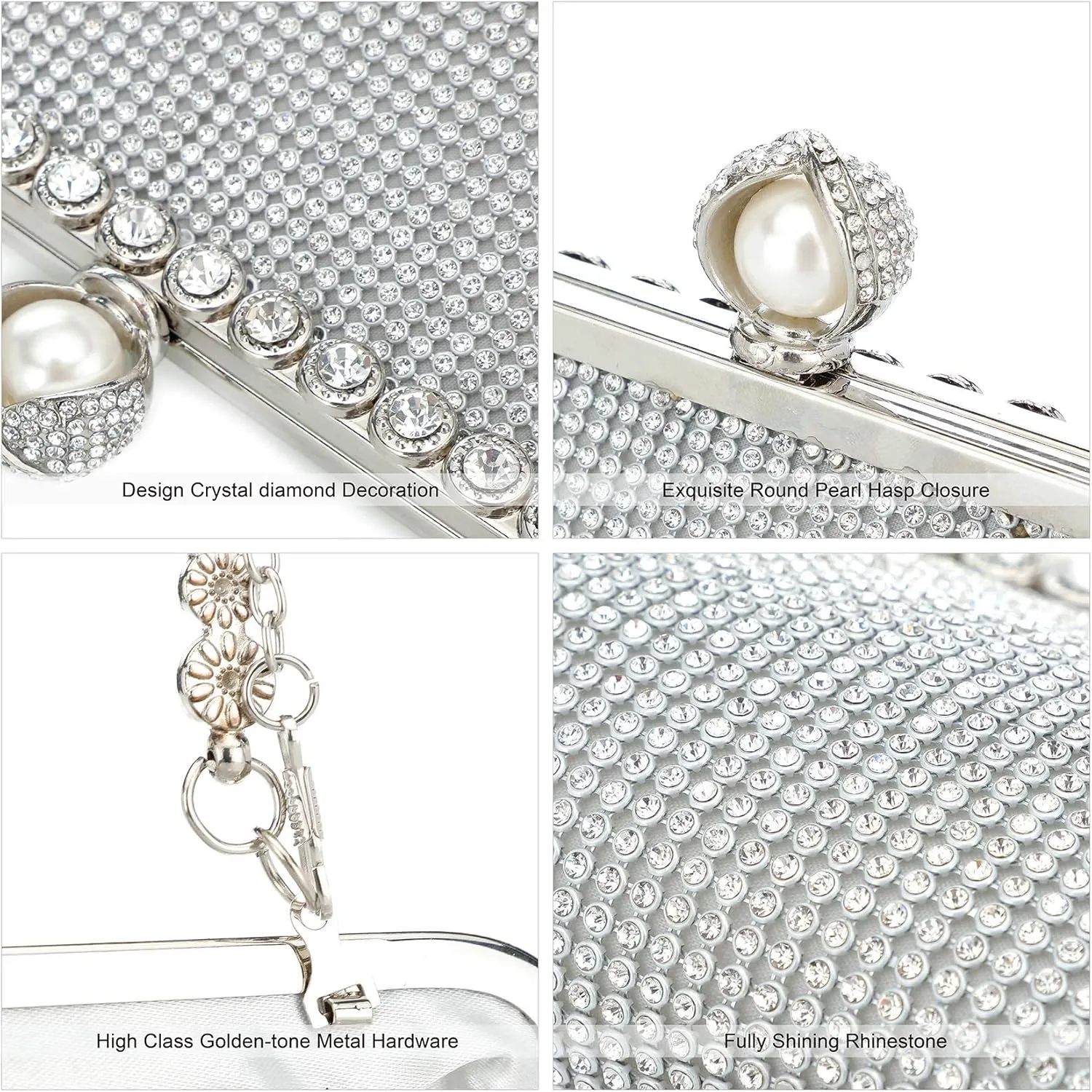 Mihawk Women's Clutch Purses and Bags - Evening Clutches and Handbags