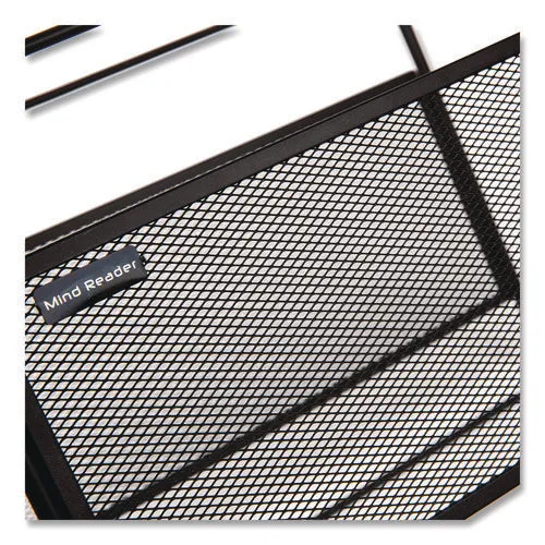 Mind Reader Hanging File Folder Organizer, Letter Size, 13" Long, Black