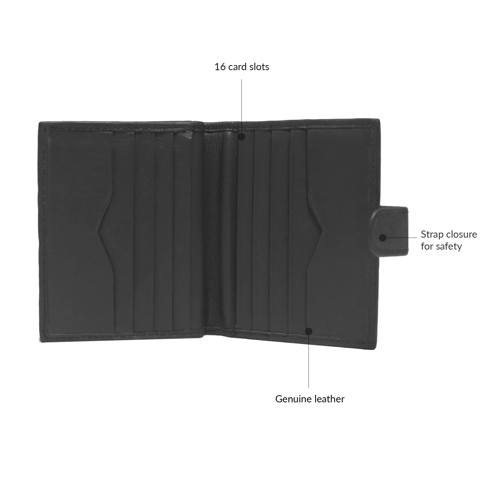 Modern Professional Leather Business Card Holder