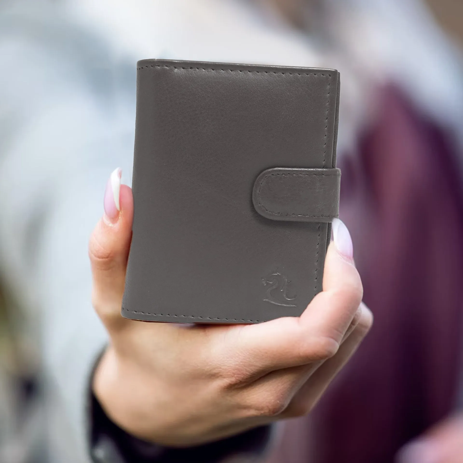 Modern Professional Leather Business Card Holder