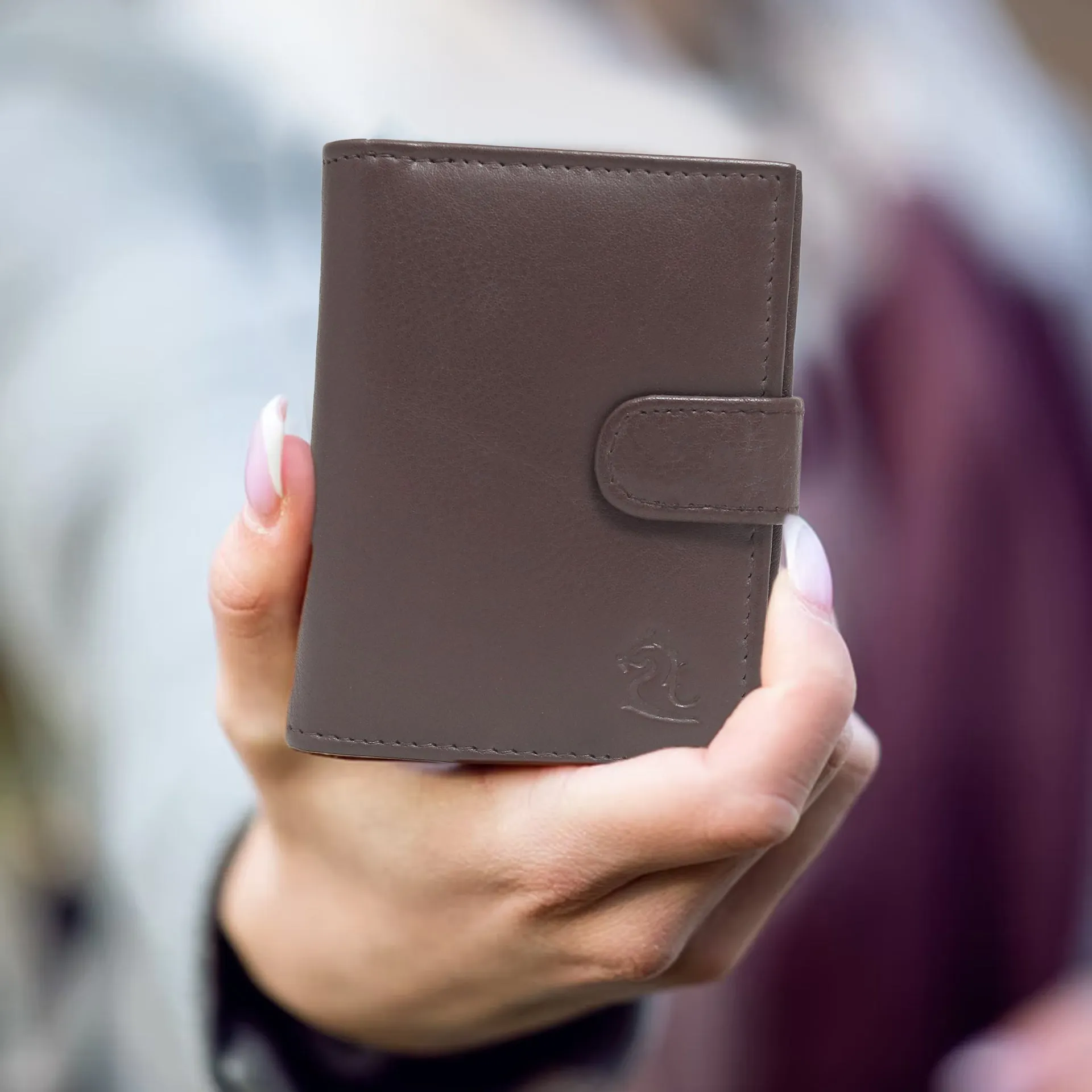 Modern Professional Leather Business Card Holder