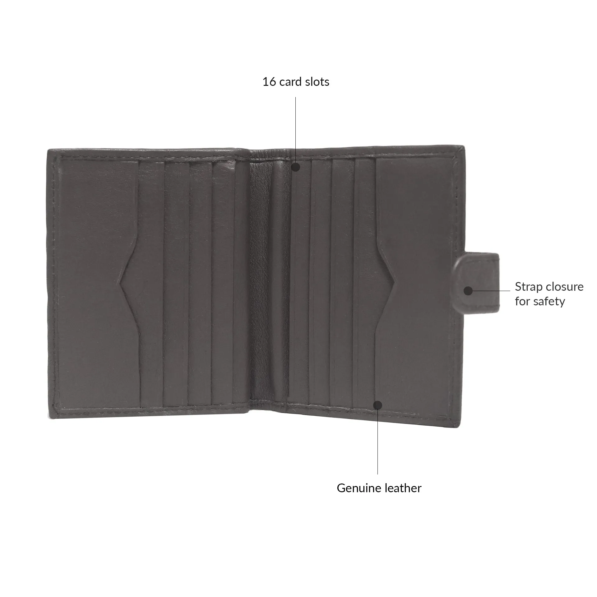 Modern Professional Leather Business Card Holder