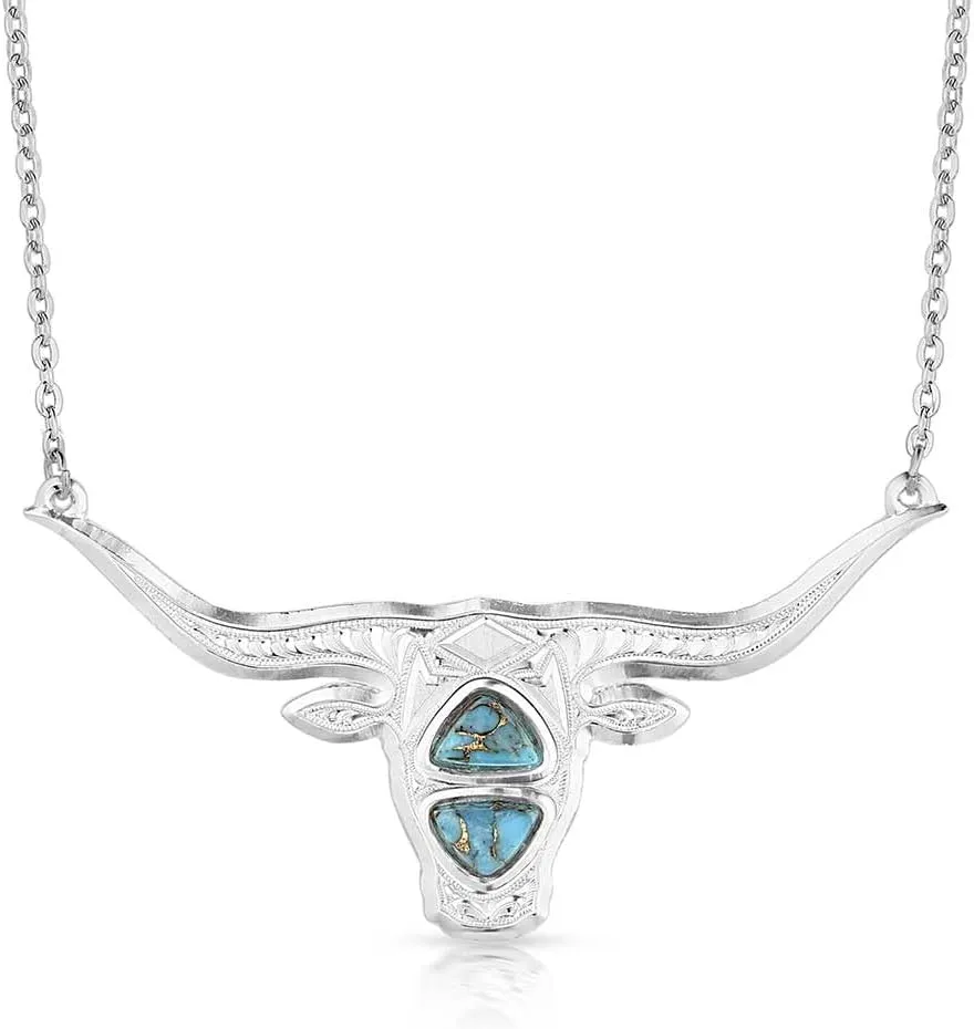 Montana Silversmiths The Longhorn Turquoise Necklace