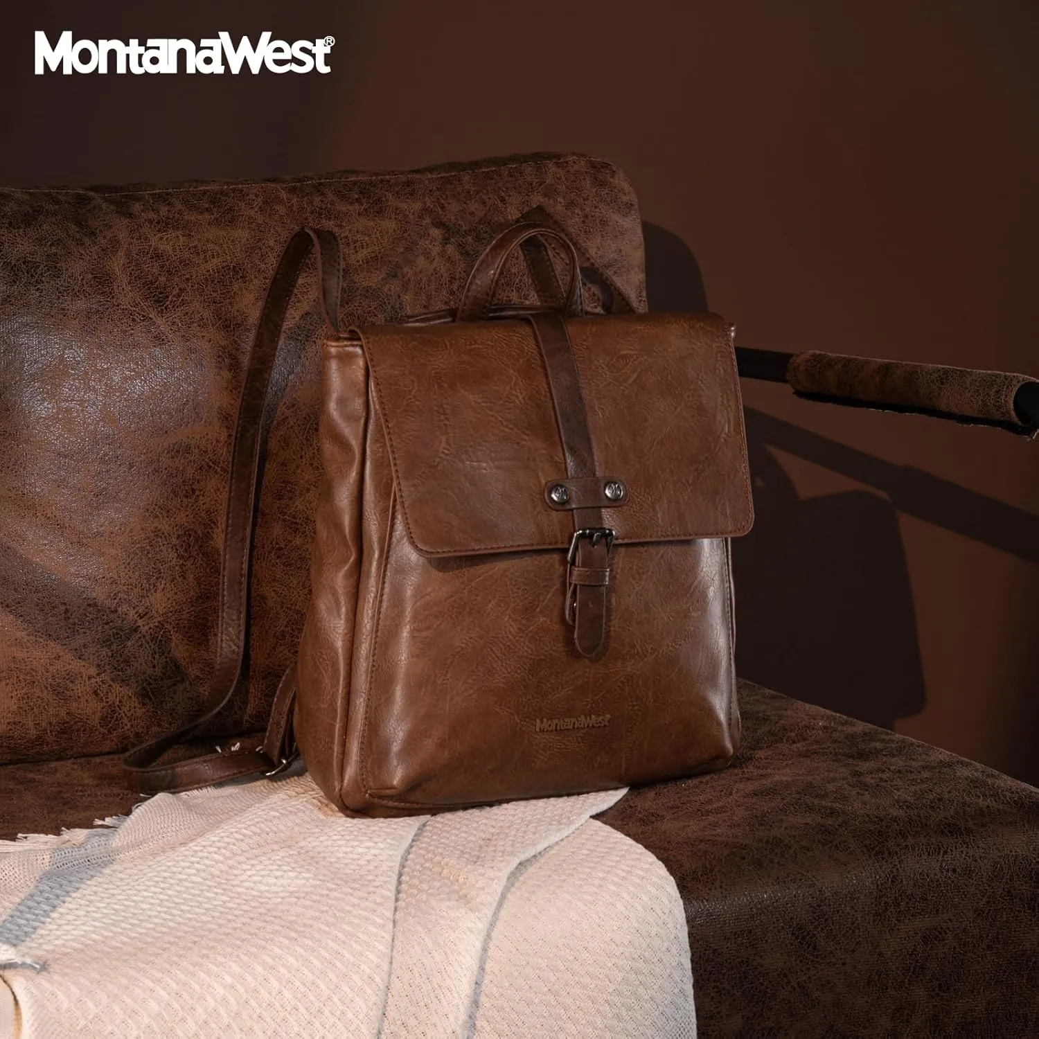 Montana West Medium Backpack Purse for Women Casual Convertible Crossbody Backpack for Travel Work