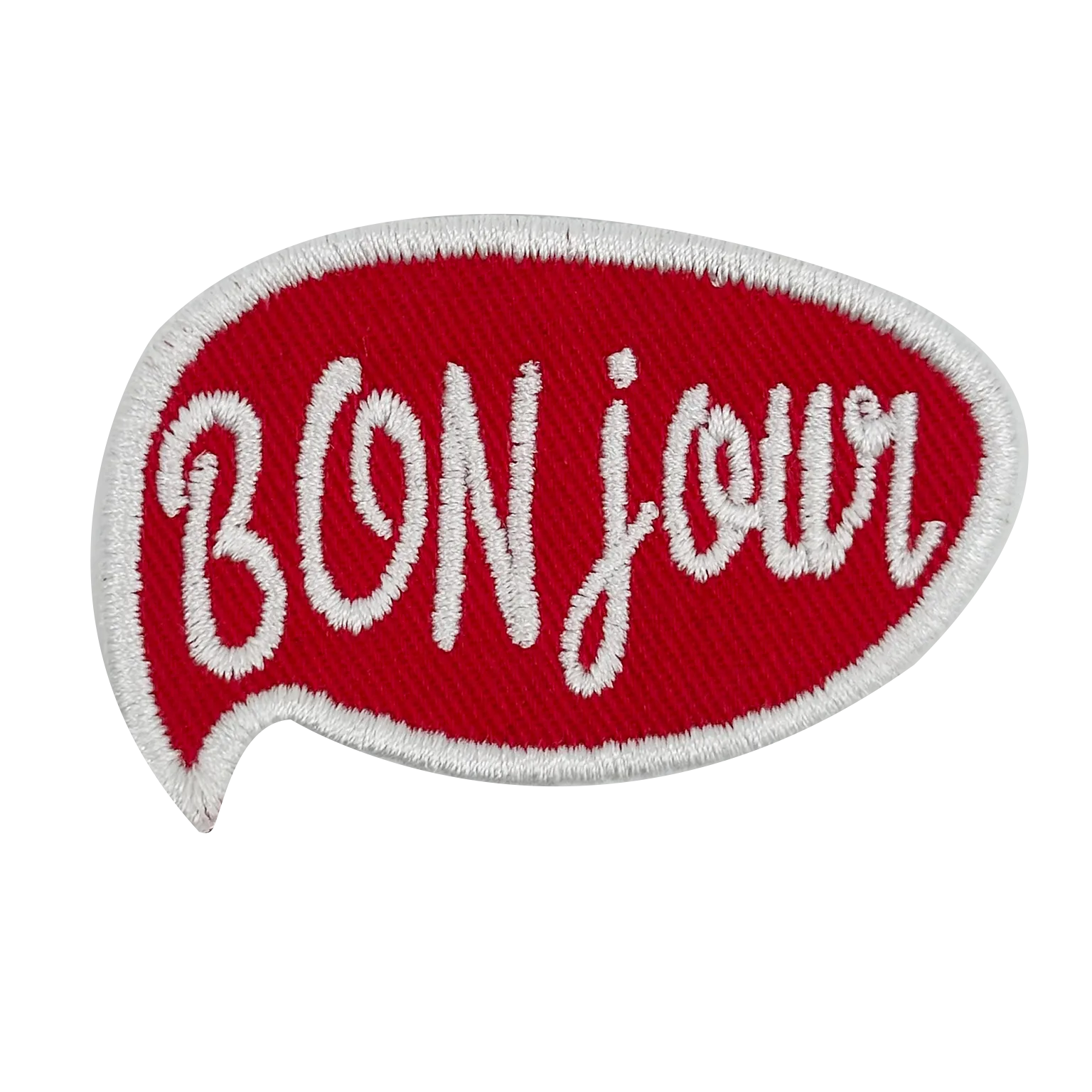 Montreal iron-on embroidery patch