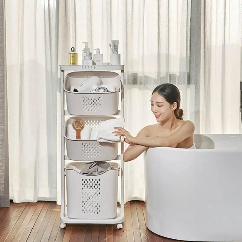 Multi-Layer Laundry Organizer Basket - Hanging Storage Solution