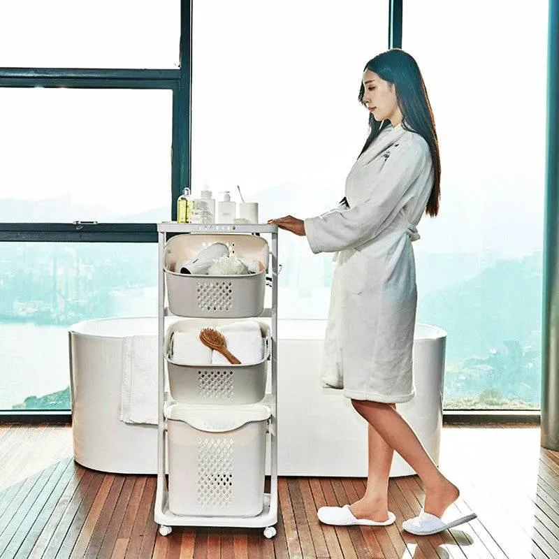 Multi-Layer Laundry Organizer Basket - Hanging Storage Solution