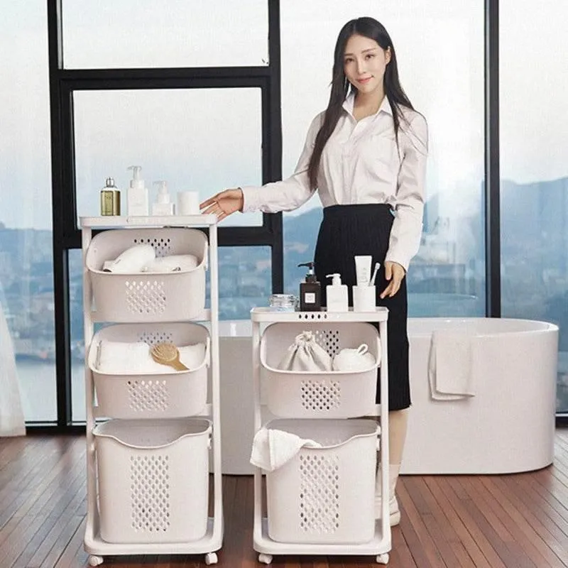 Multi-Layer Laundry Organizer Basket - Hanging Storage Solution