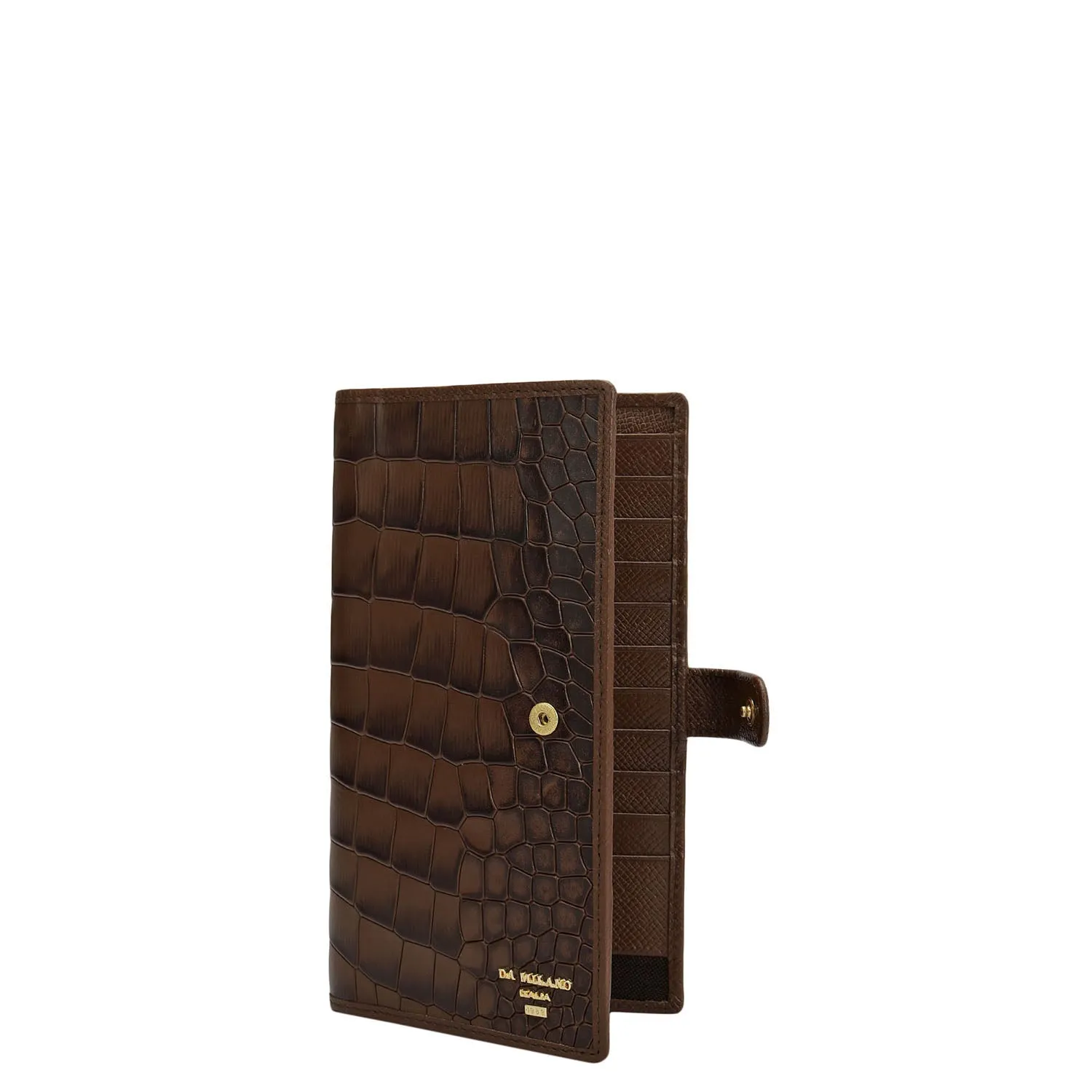 Multi Slot Leather Card Case - Date