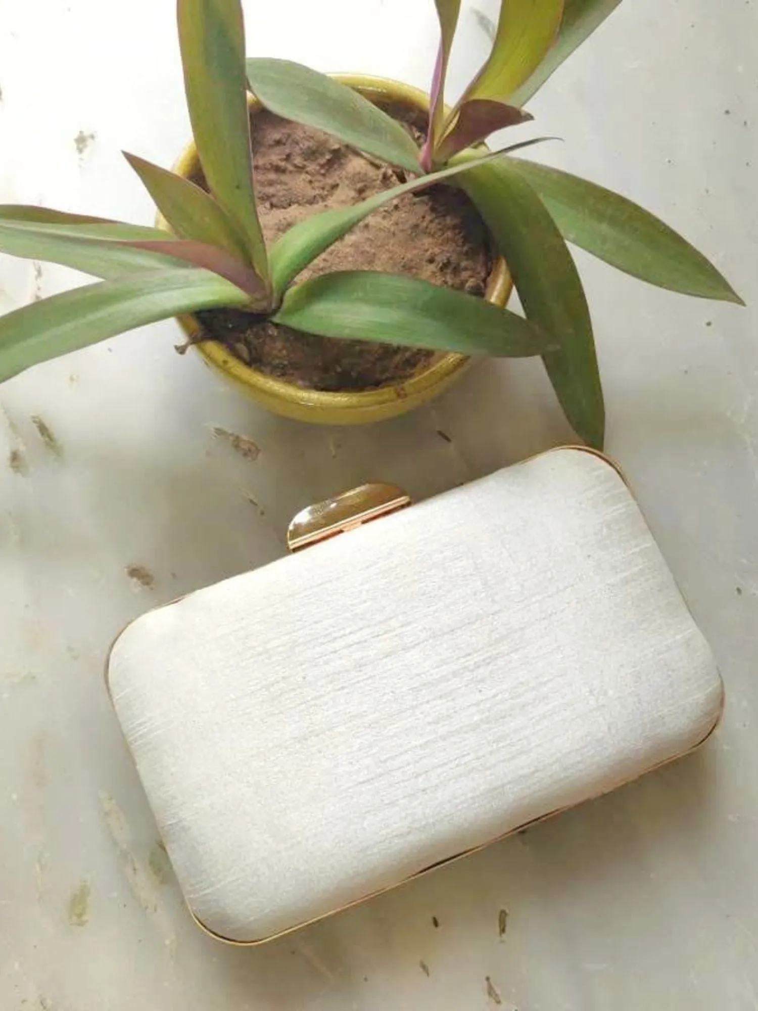 Multicolored Triangle Clutch