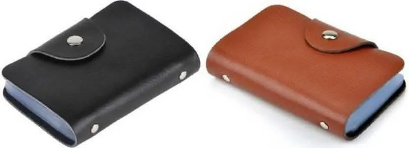 Multispace 2 ATM card holder 1 Brown 1 black