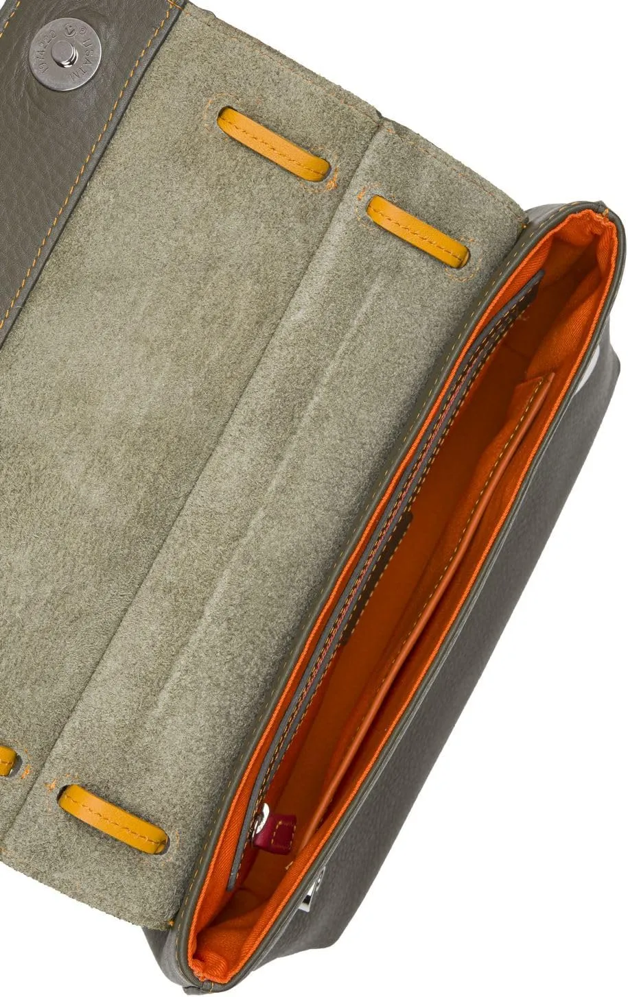 mywalit Rio Flapover Handbag - Leather, Adjustable Strap, Slip Pockets, Zip Pocket, Fits a Kindle