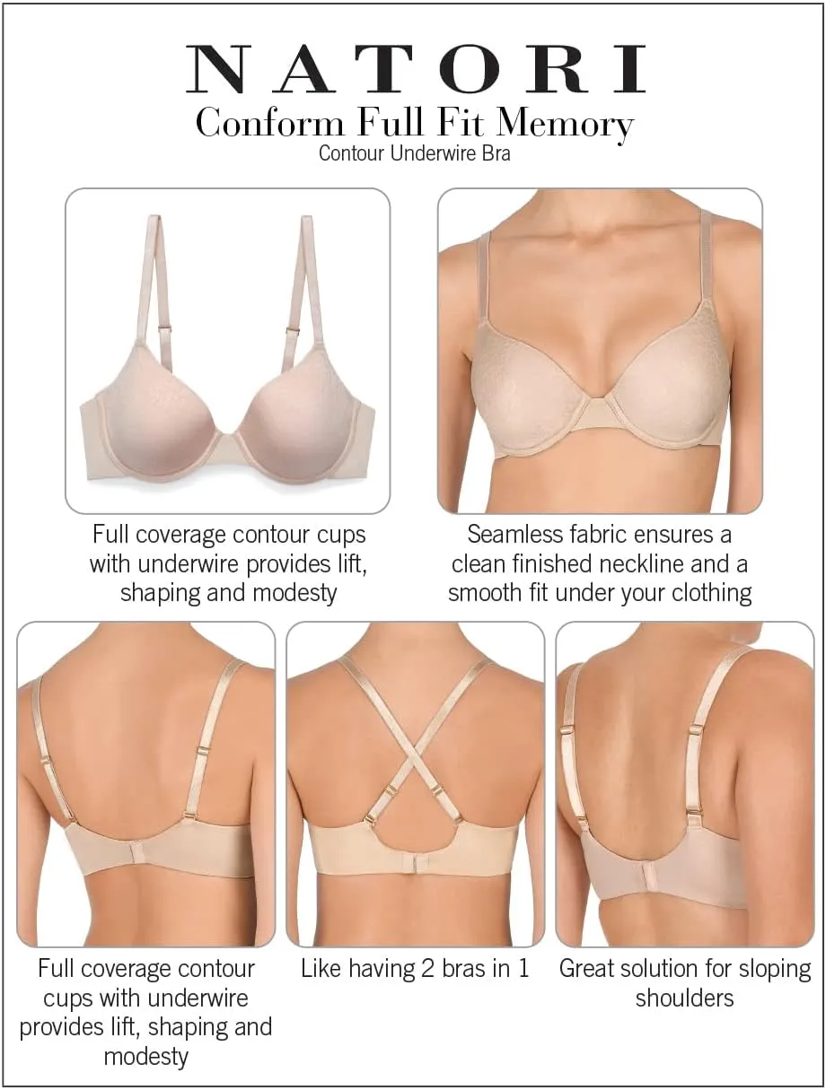 Natori Women's Conform Full Fit Memory Contour Underwire Bra