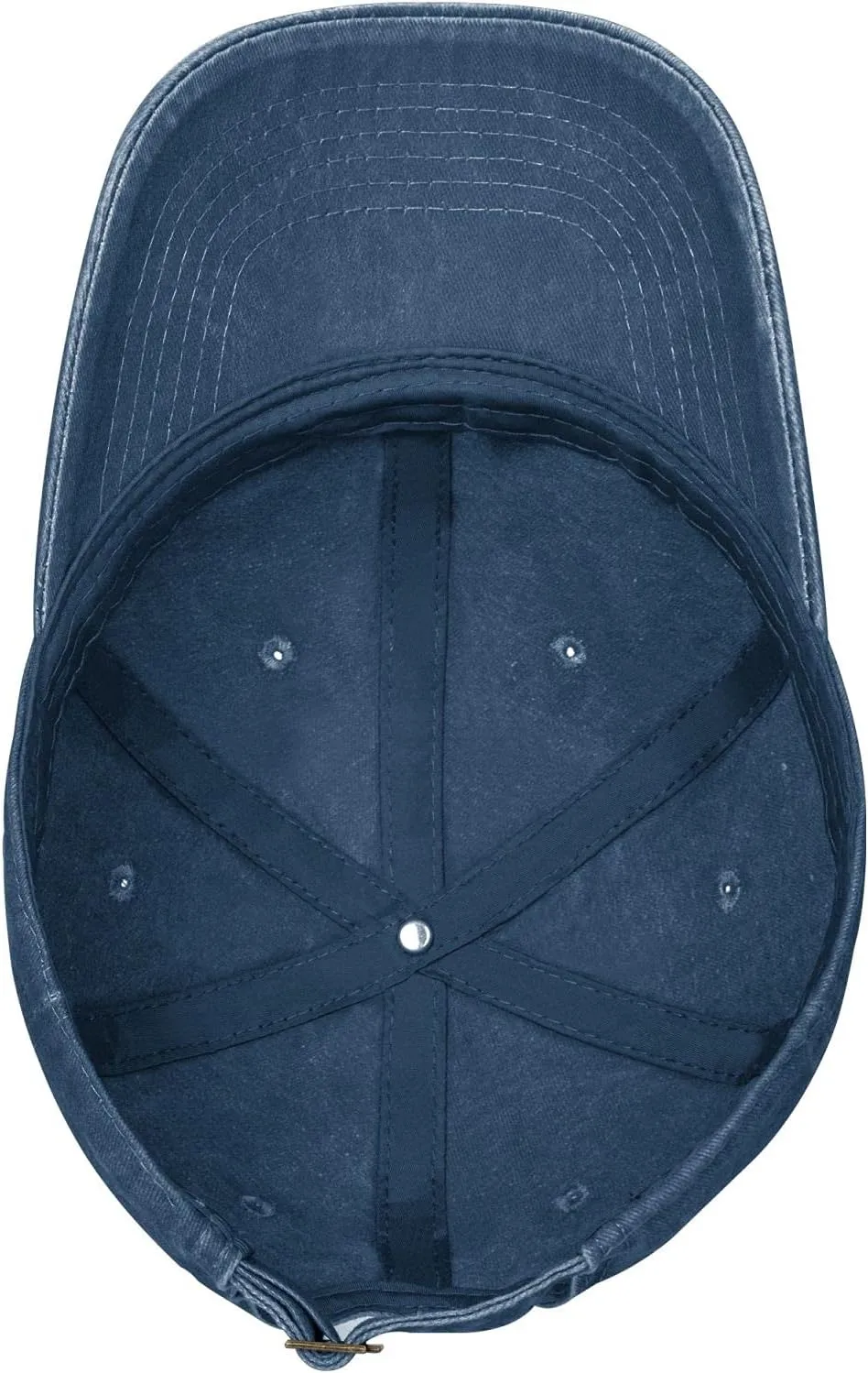 Naval Aviator Pilot Wings Vintage Wash Denim Baseball Cap