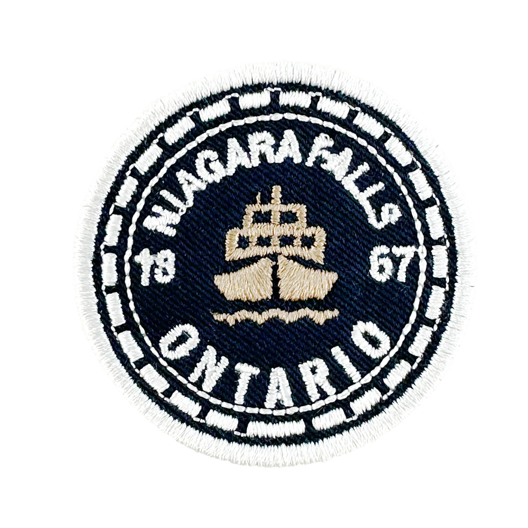 Niagara Falls iron-on embroidery patch