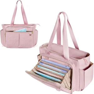 Nurse Tote Bag for Women, Nursing Clinical Bag - Accordion File Organizer, Nurse Work Bag for Home Healthcare