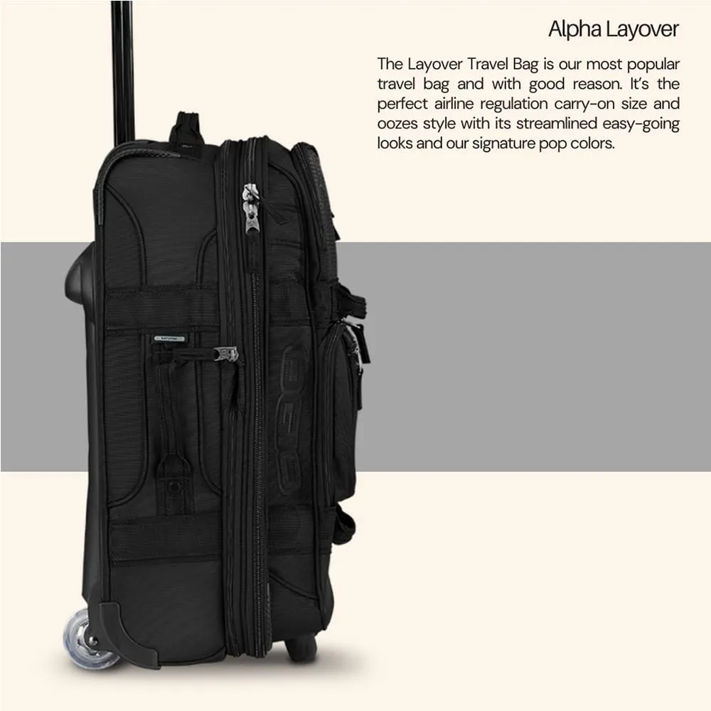 OGIO Layover, Black Pindot, One Size