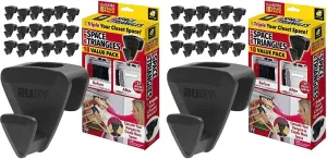 Original AS-SEEN-ON-TV, Ultra- Premium Hanger Hooks Triple Closet Space 36 PC (2 Packs of 18)