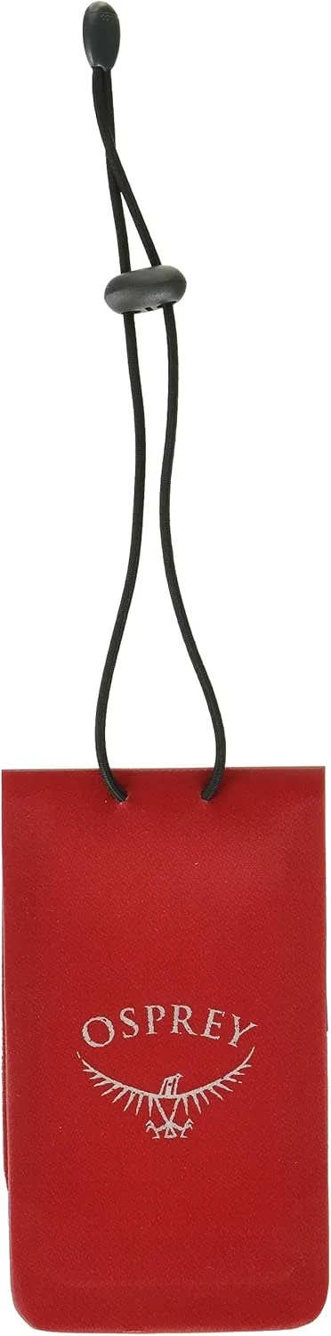 Osprey Luggage Tag, Poinsettia Red
