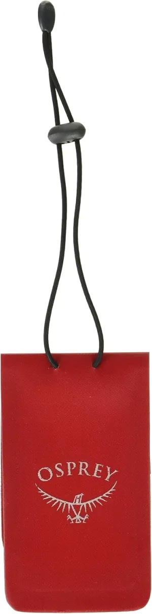 Osprey Luggage Tag, Poinsettia Red