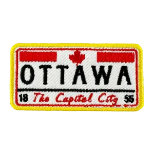 Ottawa iron-on embroidery patch