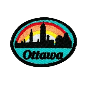 Ottawa iron-on embroidery patch