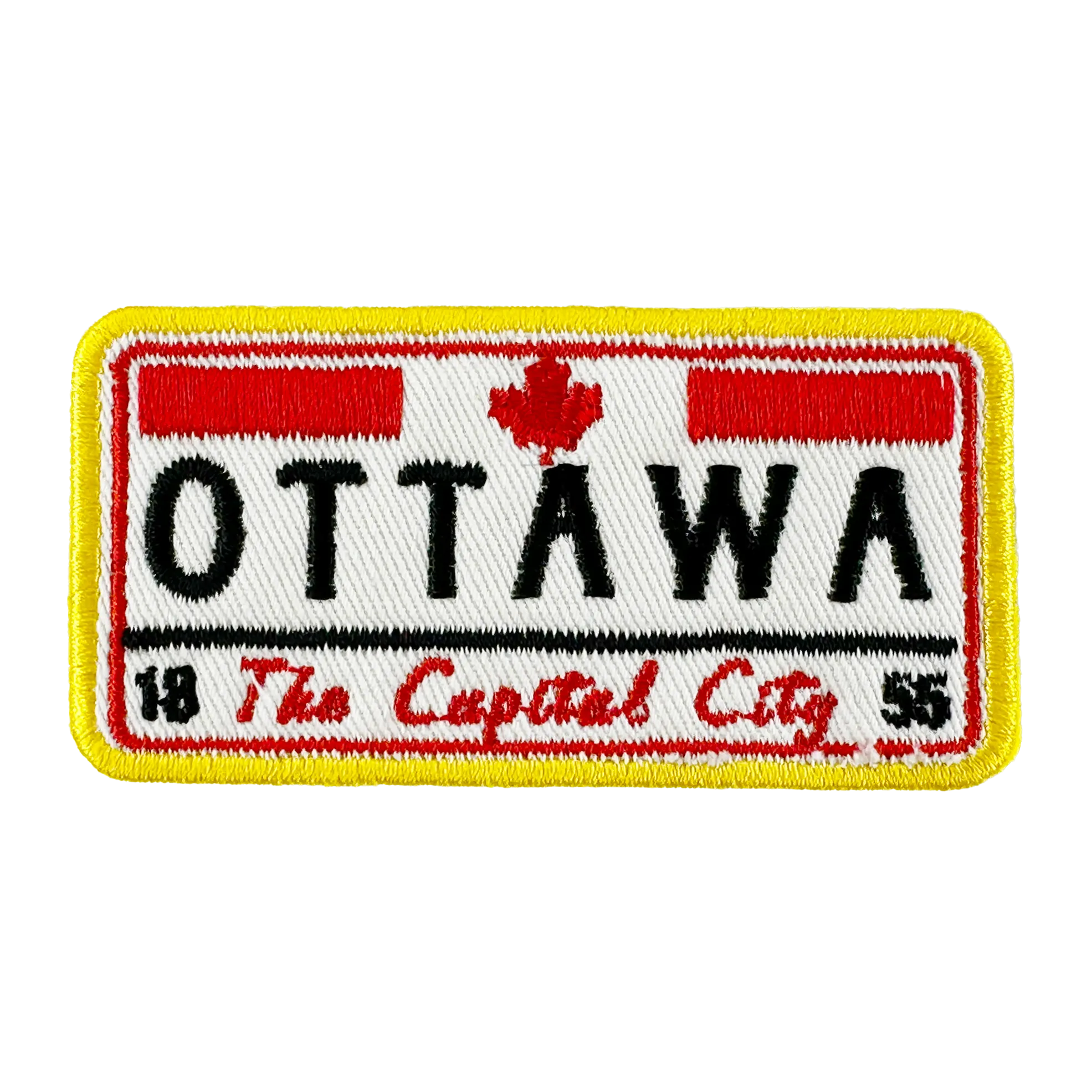 Ottawa iron-on embroidery patch