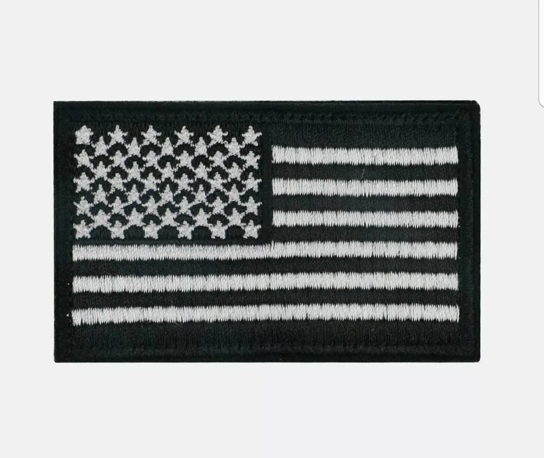 Pack of 50 US Flag Tactical Patch American USA Hook & Loop Army Military Uniform Patches