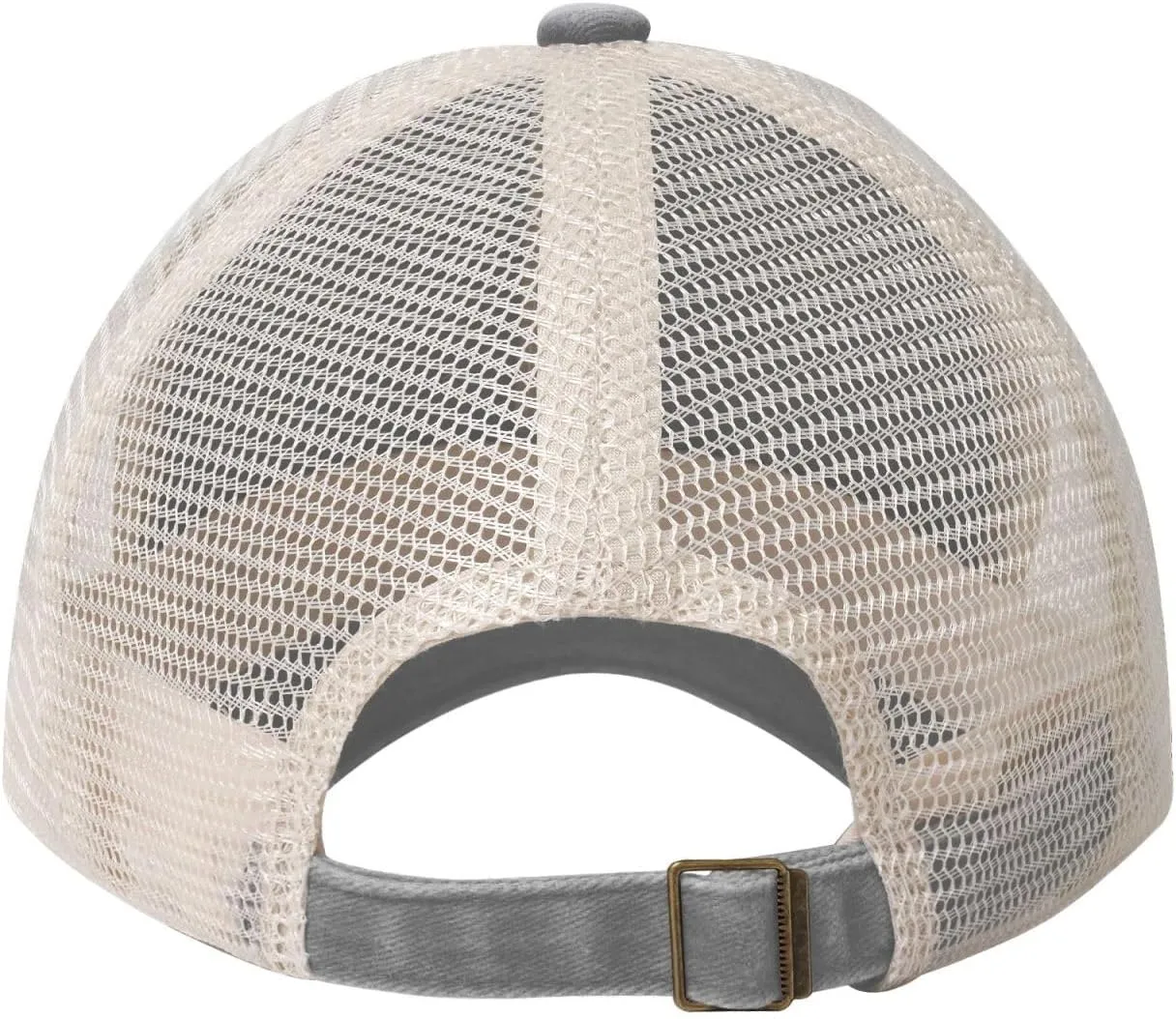 Pasture at Sundown in Orange Sunny Beams Printed Cowboy Mesh Baseball Cap â€” Adjustable mesh