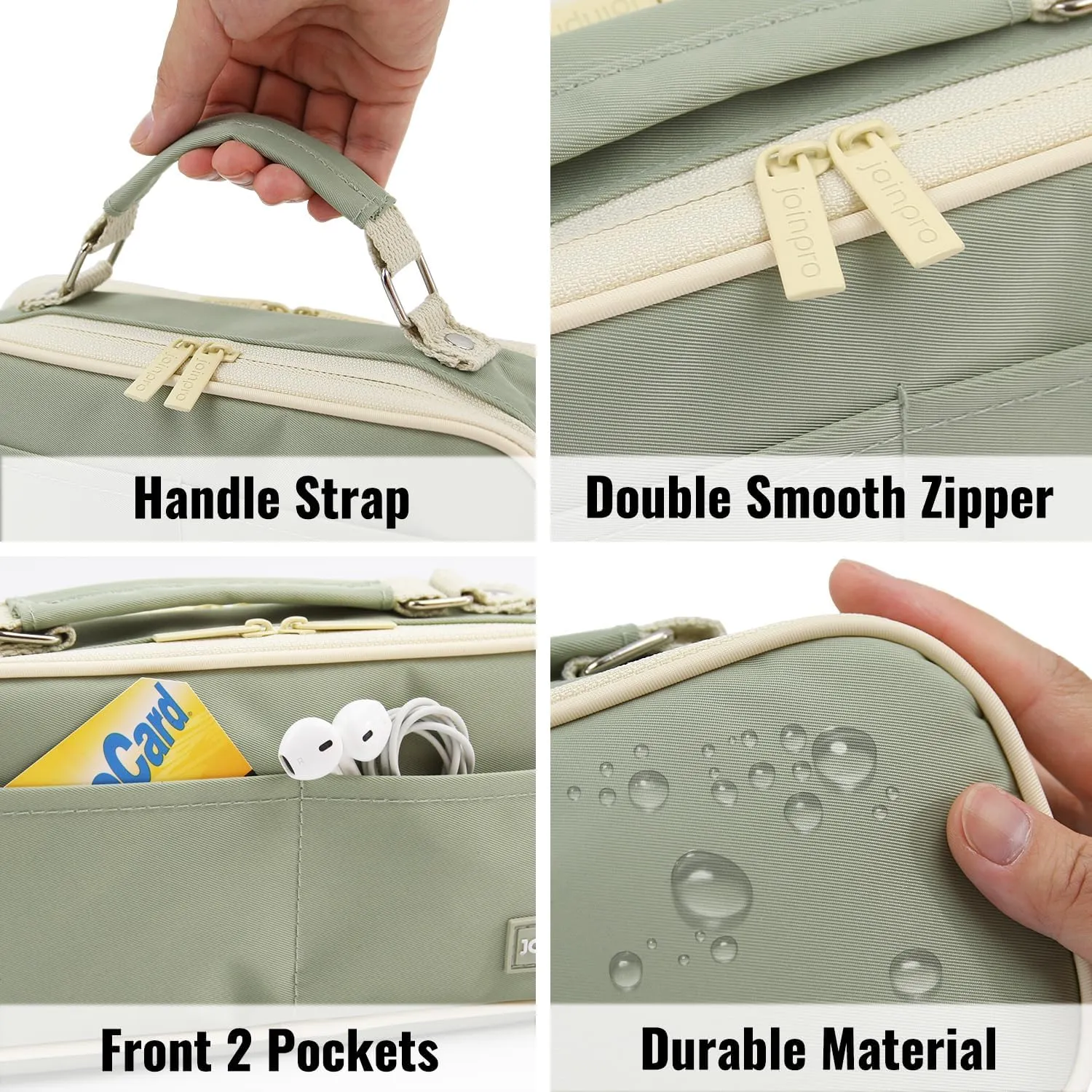 Pencil Case, Large Capacity Pencil Case Organizer; Double Zipper Storage Bag; Big Pencil Pouch for College School Office Teen Girl Boy Men Women Adult
