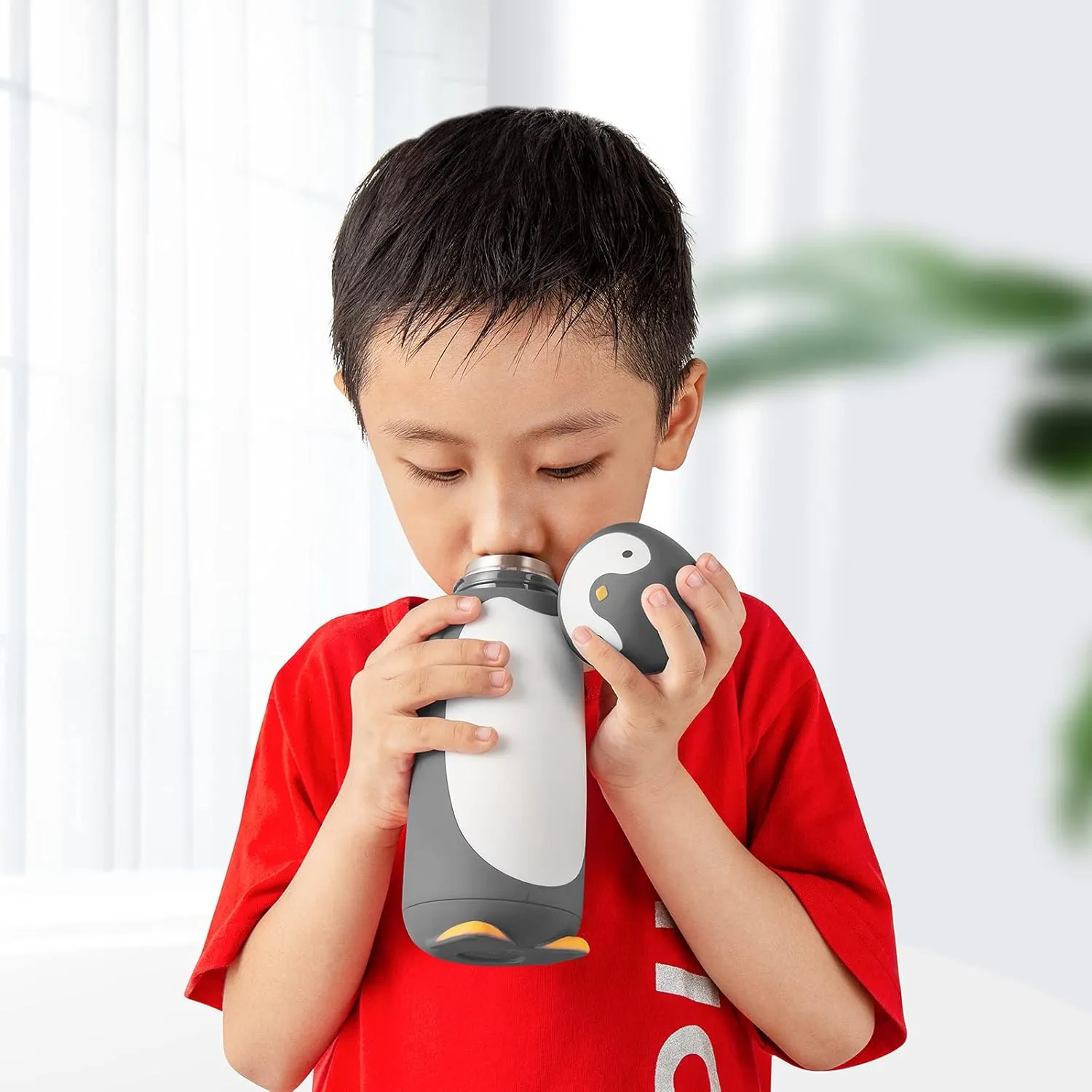 Penguin Stainless Steel Vacuum insulated tumblers Travel Mug Tea Water Bottle Coffee Flask