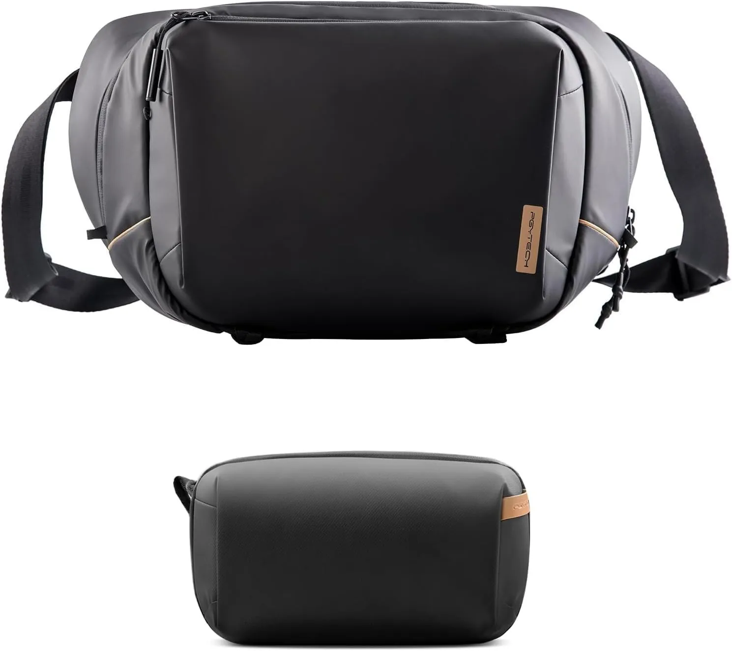 PGYTECH OneGo Solo V2 10LCamera Sling Bag Tech Accessories Pouch Waterproof Small Electronics Organizer Bag for Sony/Canon/Nikon/DJI Mavic/Air/Mini/Tripod/Laptop