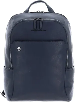 Piquadro Unisex Black Square Backpack iPad Pro Compartment with Connequ Black Square Backpack iPad Pro Compartment with Connequ, Blue4, One Size