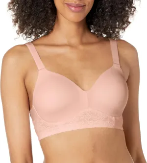 PLAYTEX Women's Secrets Ultra Soft Comfortflex Fit Convertible Wirefree Bra Us4830