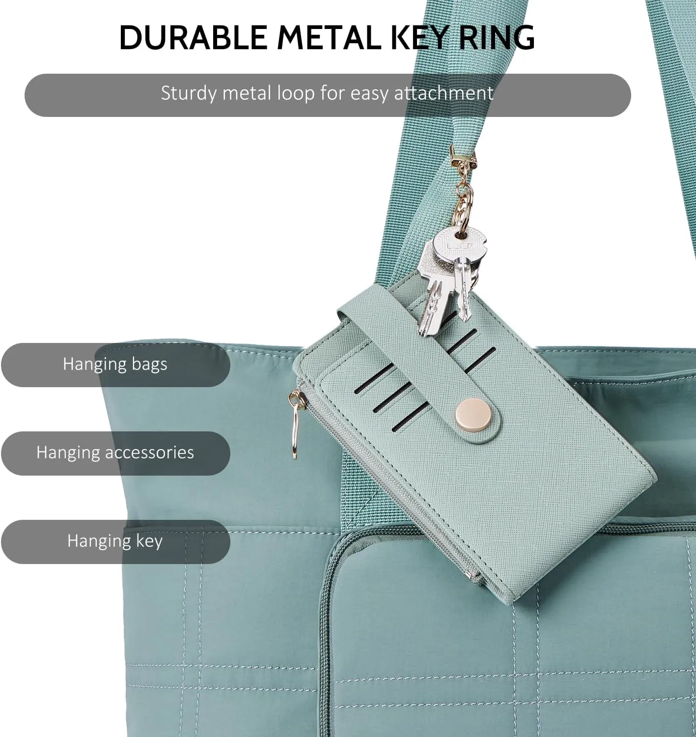 POIUGOYA Slim Wallet for Women,RFID Blocking Bifold Credit Card Holder with Zipper Coin Pocket,ID Window,Keychain