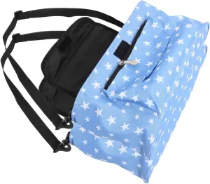 Portable Baby Stroller Bag Maternal Organizer for Bottles Diapers Cups Shoulder Strap