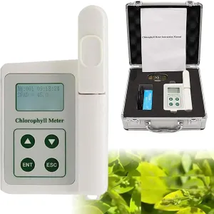 Portable Chlorophyll Meter, Chlorophyll Analyzer, Chlorophyll Tester Digital, for Testing Plant Chlorophyll (A)