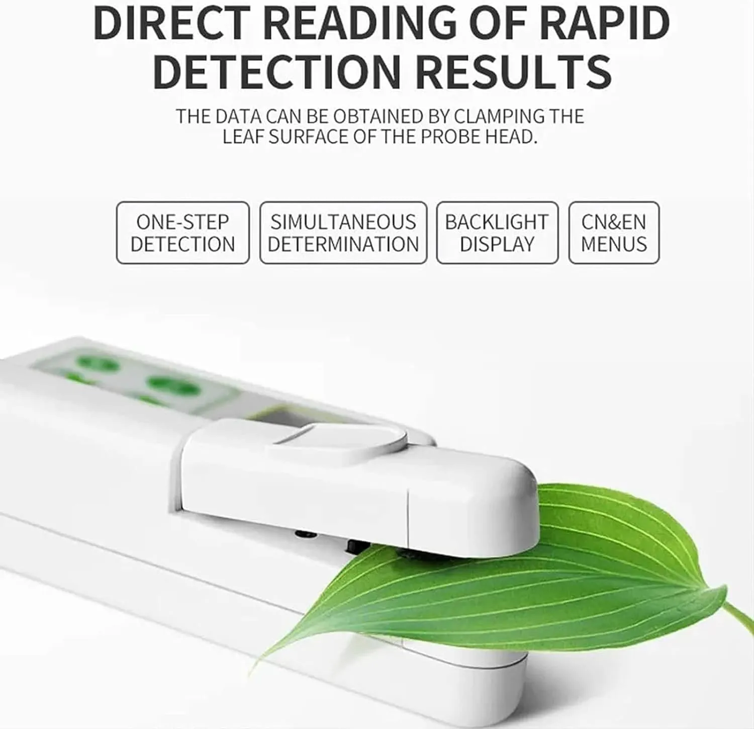 Portable Chlorophyll Meter, Chlorophyll Analyzer, Chlorophyll Tester Digital, for Testing Plant Chlorophyll (A)