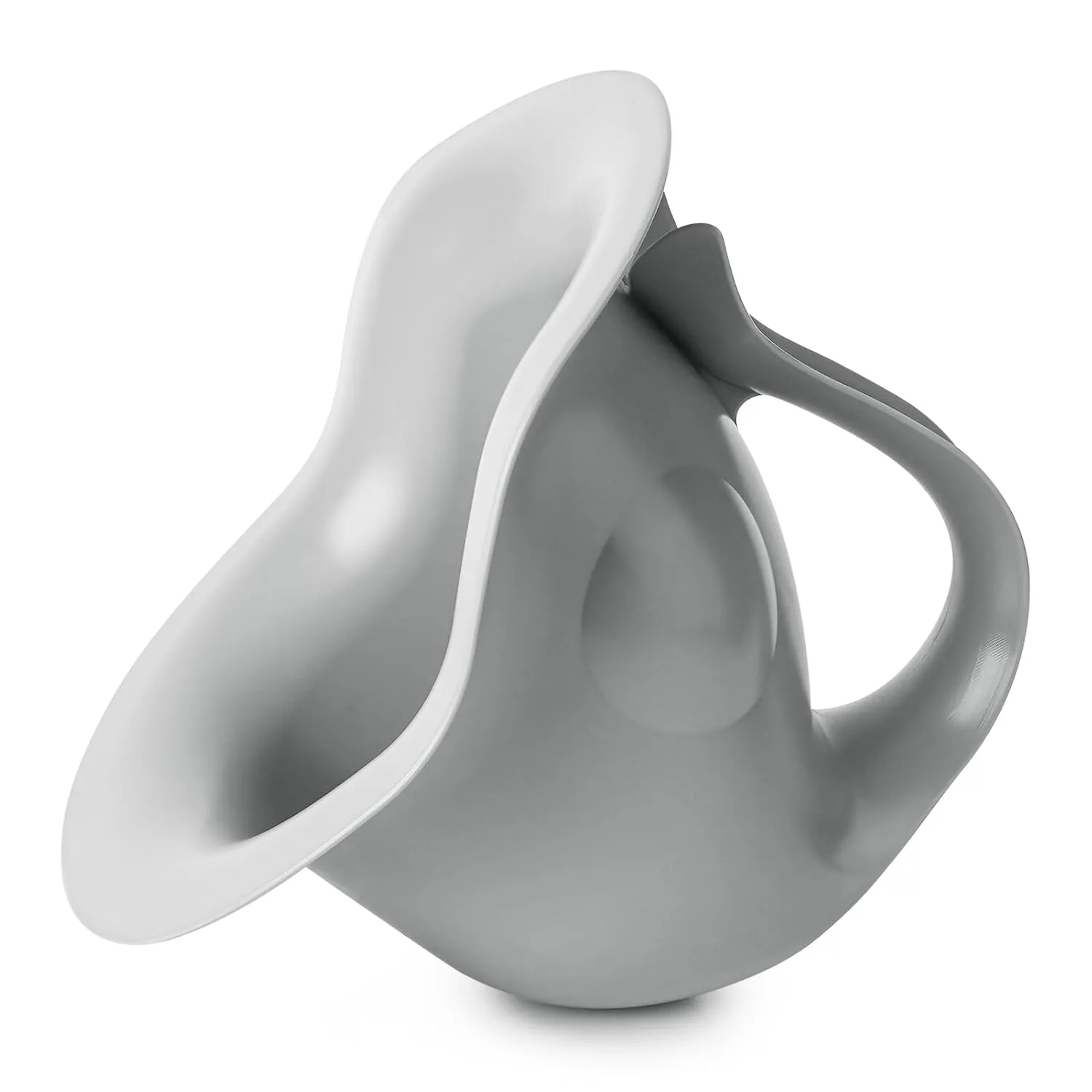 Potty for Newborn Baby Potty Training; for Diaper Free Baby Elimination Communication Indoor & Outdoor; Attractive Fish Shape (Grey)