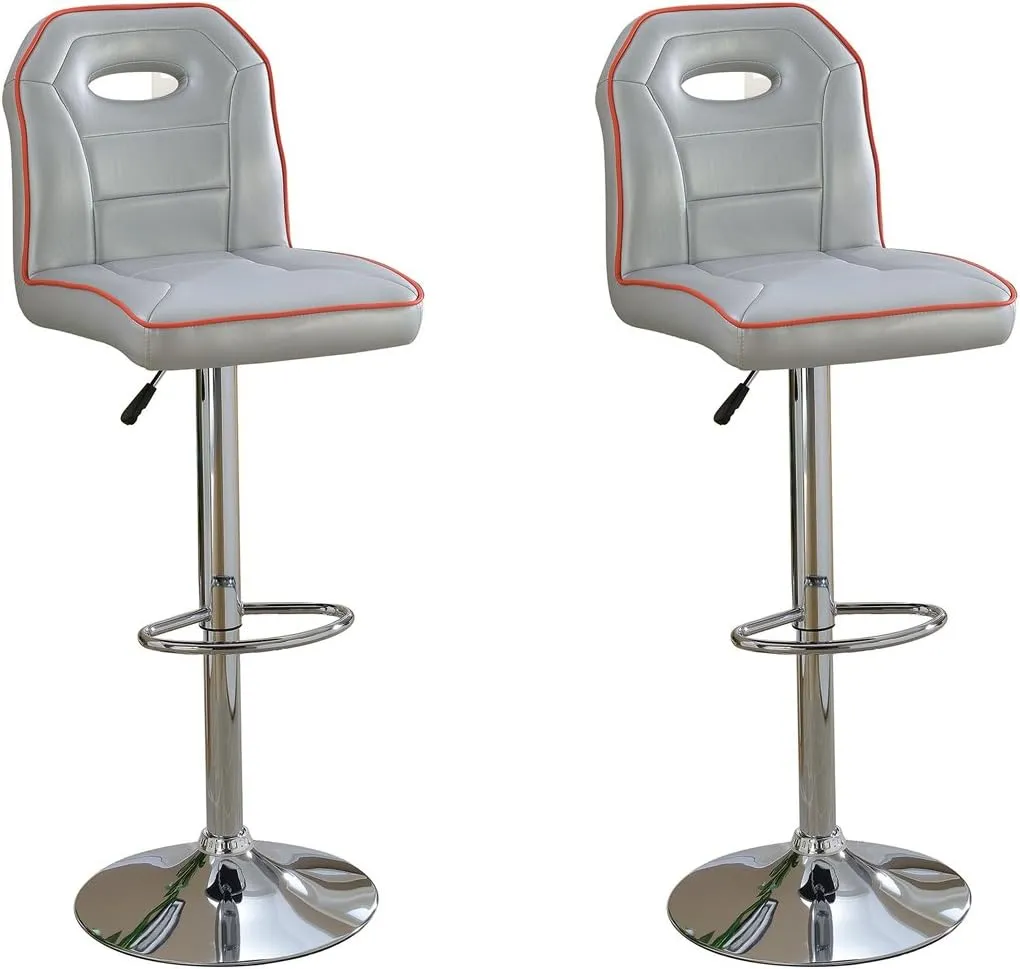 Poundex Bobkona Earson Barstools Grey
