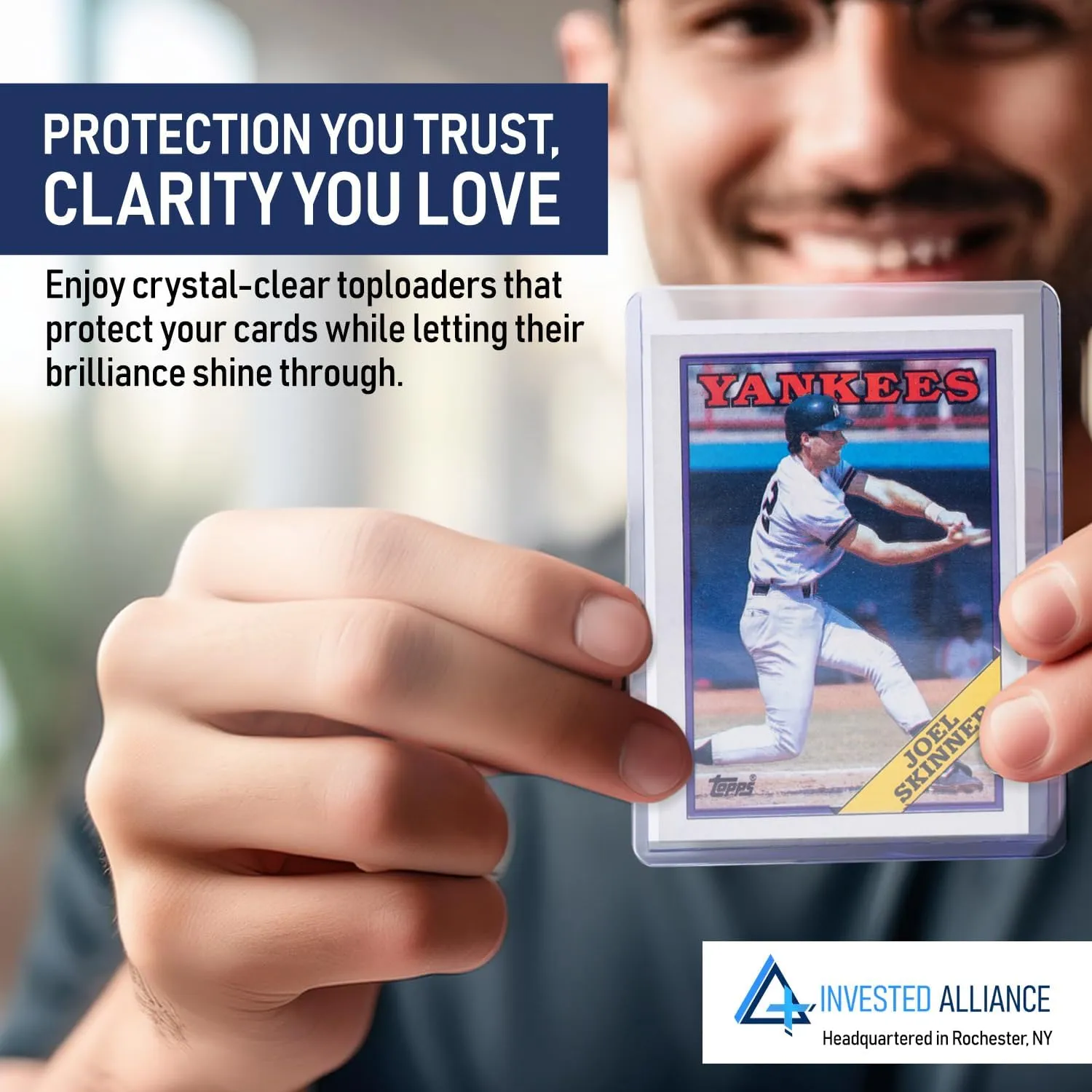 Premium Seamless 20PT - 360PT Thick Top Loaders for Cards | Top Loader Card Holder, Baseball Card Sleeves Hard Plastic, Hard Trading Cards Sleeves, TCG Sports Sleeve Hards, Toploader Clear Plastic.