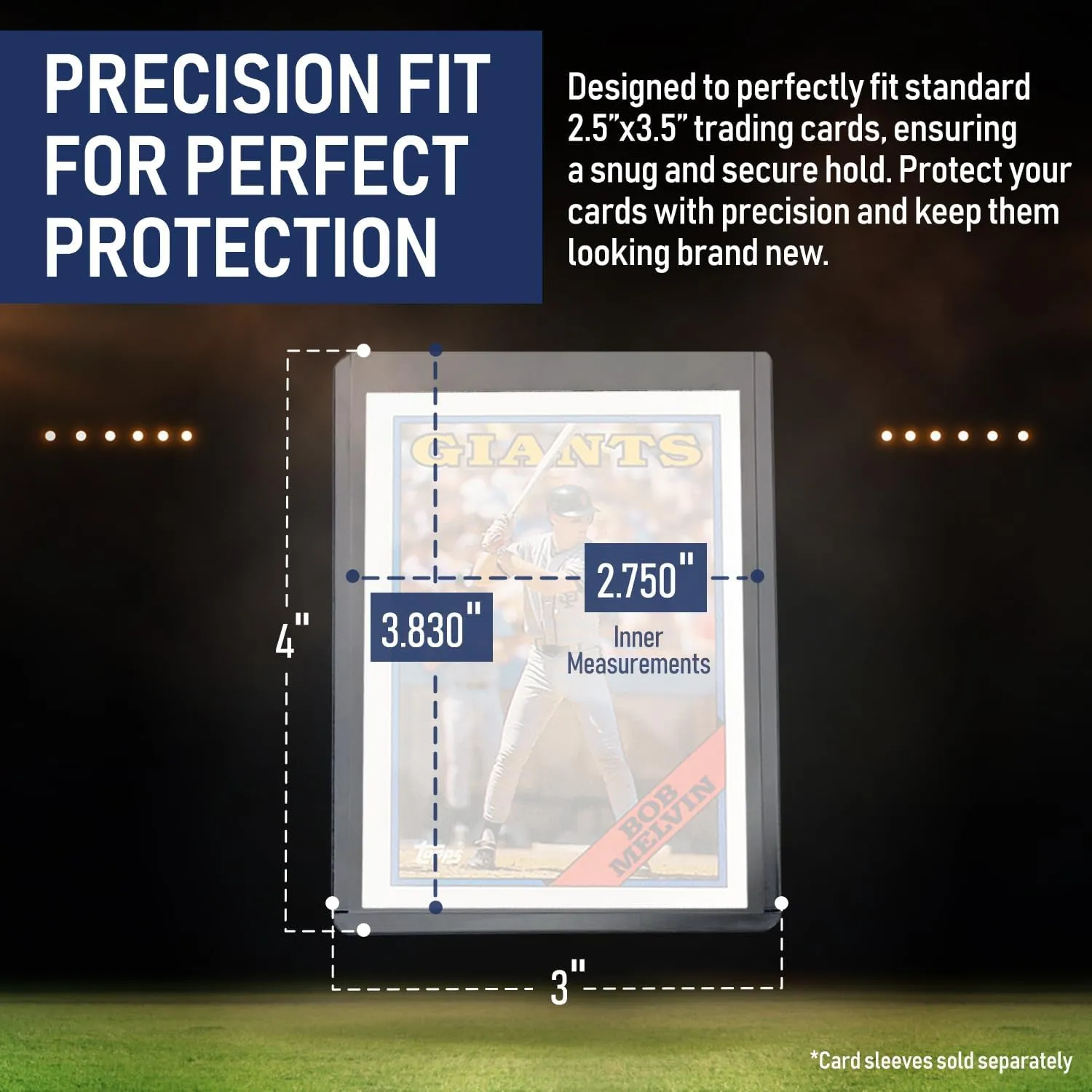 Premium Seamless 20PT - 360PT Thick Top Loaders for Cards | Top Loader Card Holder, Baseball Card Sleeves Hard Plastic, Hard Trading Cards Sleeves, TCG Sports Sleeve Hards, Toploader Clear Plastic.