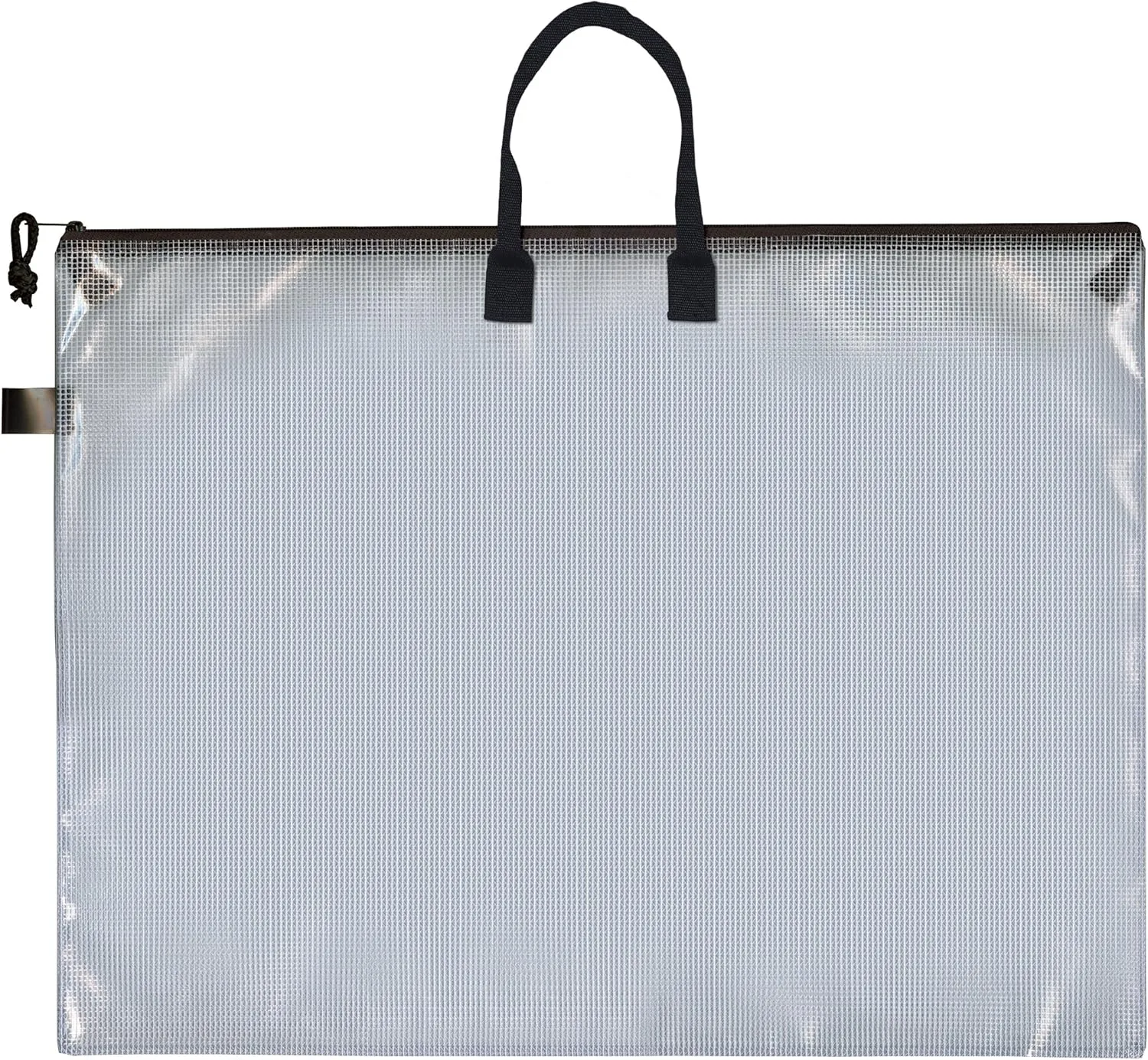 Pro Art Vinyl, 12-inch x 16-inch Mesh Bag with Zipper and Handle, Transluscent