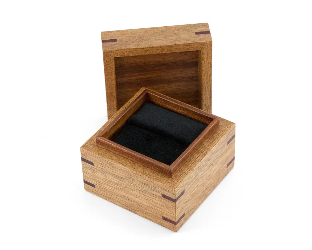 Proposal Ring Box - reclaimed Meranti