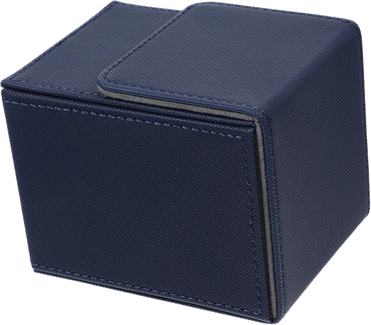 Pu Leather Card Deck Storage Box Portable Playing Card Organizer for Home Outdoor Use Compact Design Smooth Lining and Collectibles