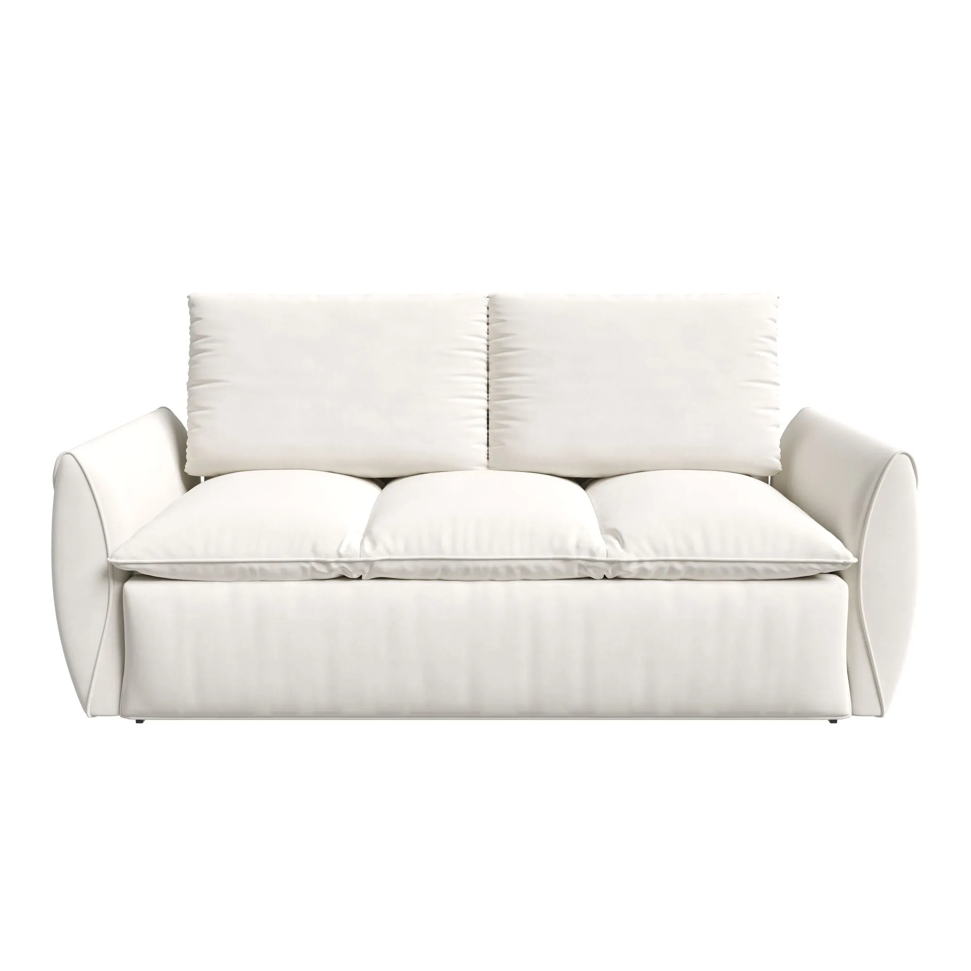 Pull Out Sofa Bed, 3 Seat Convertible Sleeper Sofa With 2 In 1 Pillow And Blanket Set