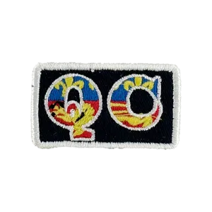 Quebec iron-on embroidery patch