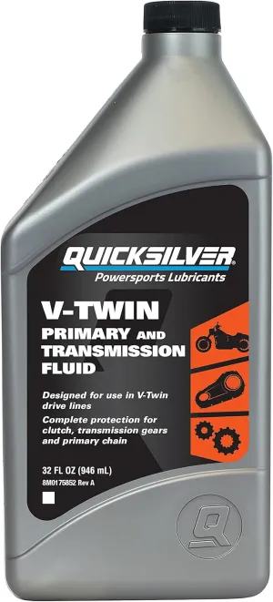 Quicksilver V-Twin Primary Chaincase and Transmission Fluid - 1 Qt.